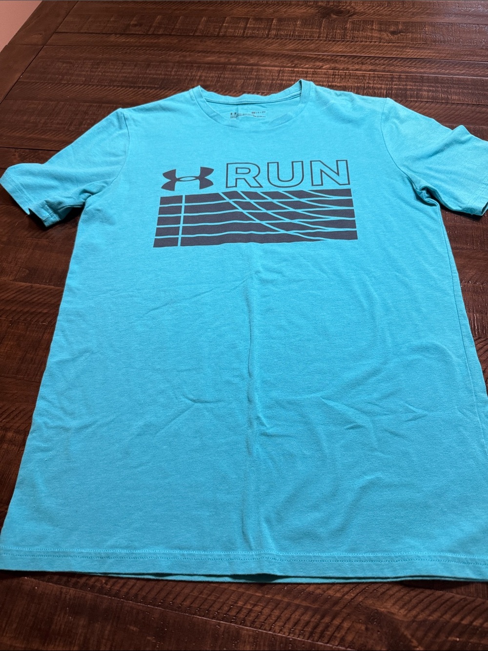 Under Armour Men's Run Graphic Tee - Bright Aqua